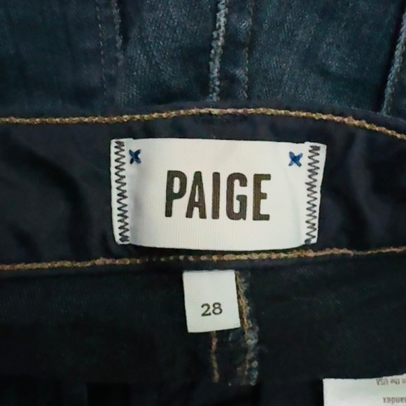 Paige Jeans (Size 28) Skyline Skinny - Dark Wash - Picture 3 of 6